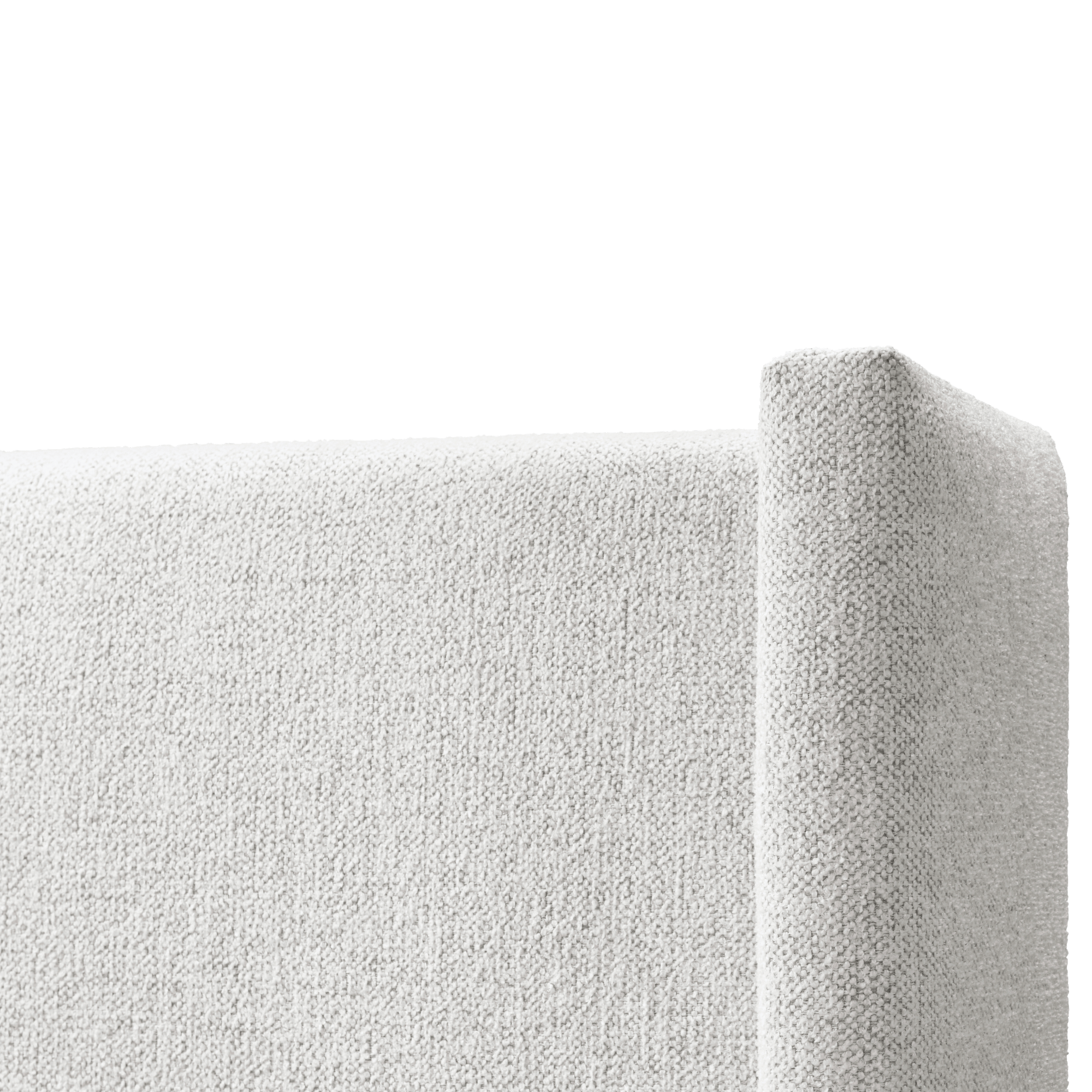 Miller Oat Upholstered Wing Bed