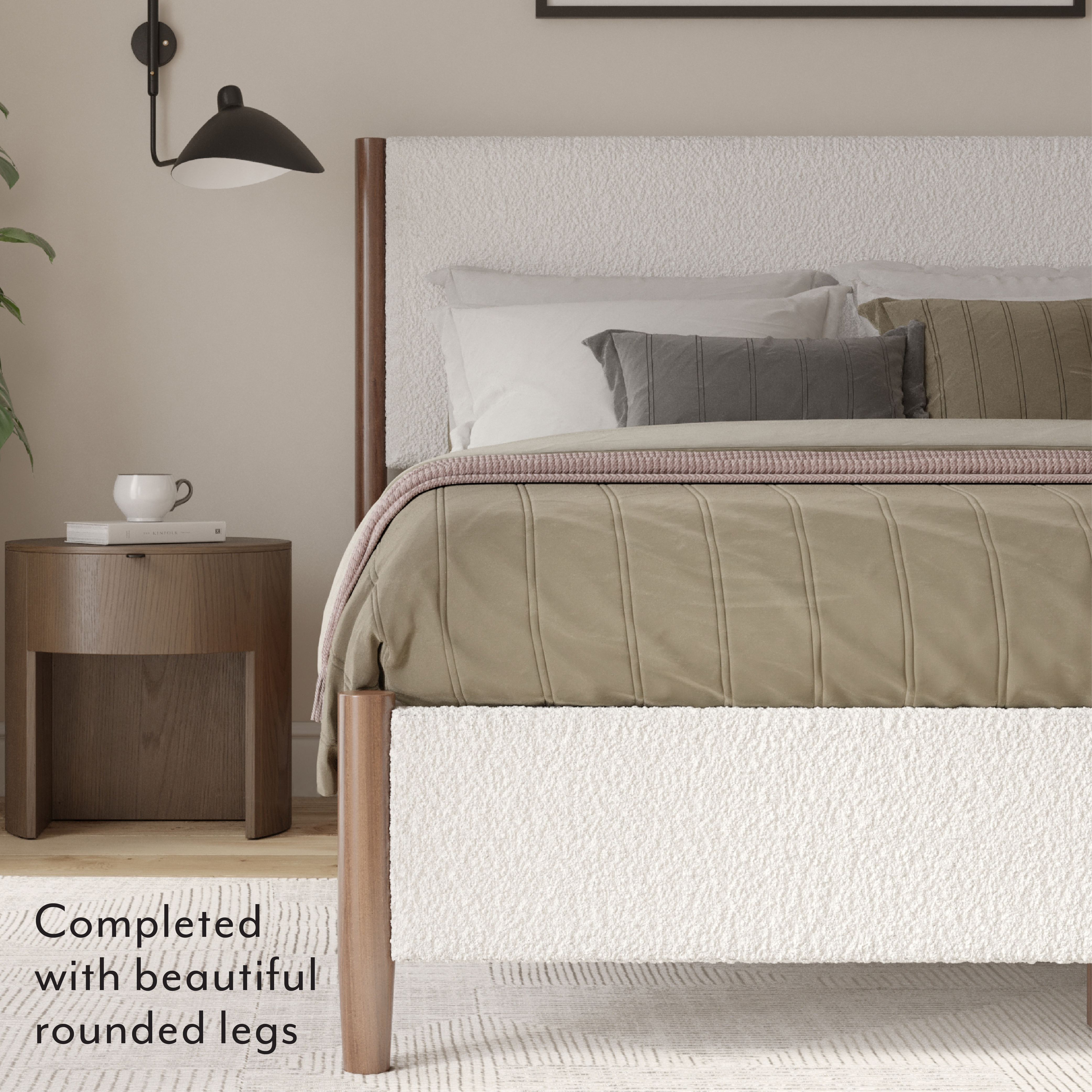 Callan Boucle Bed