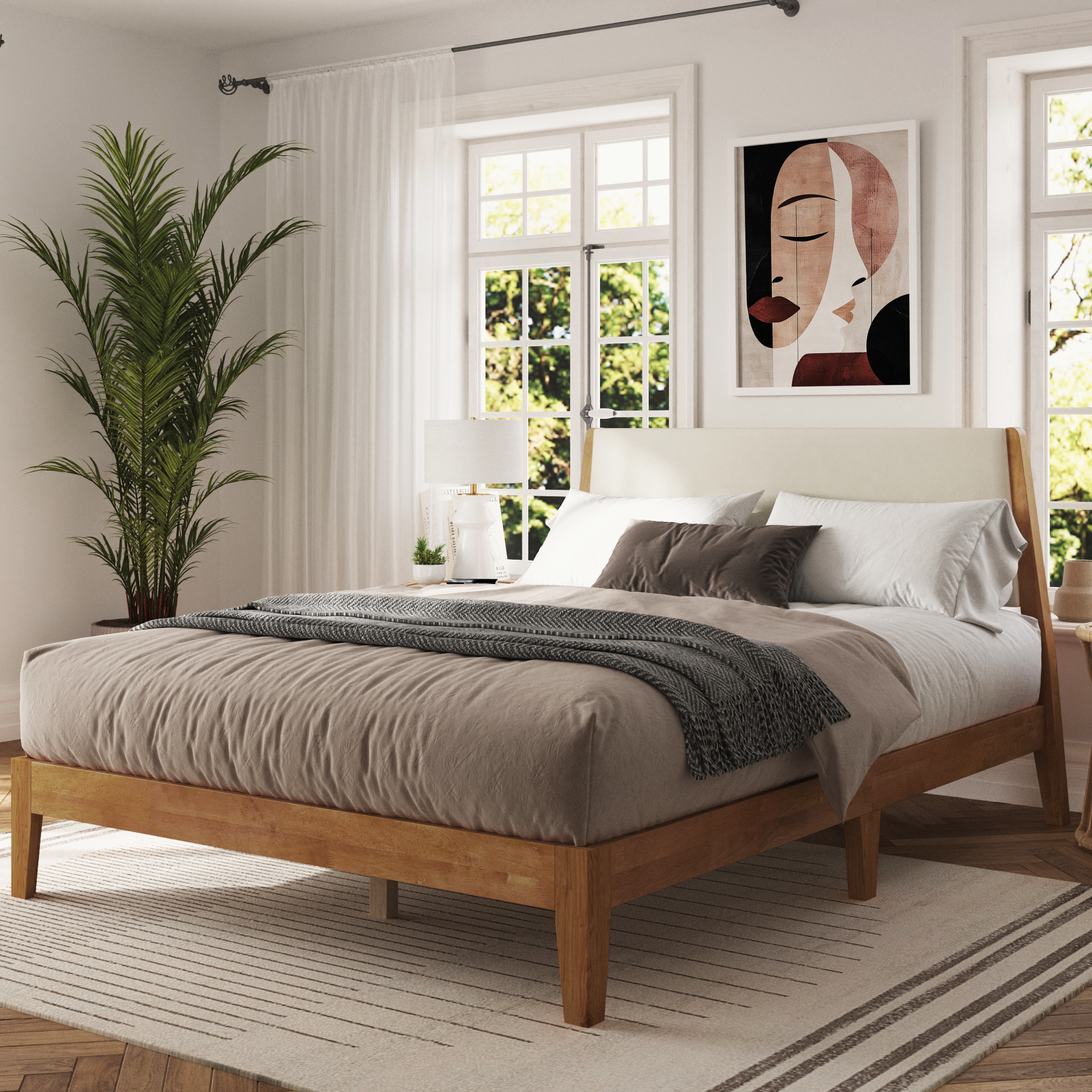 Vandermark Beige Bed