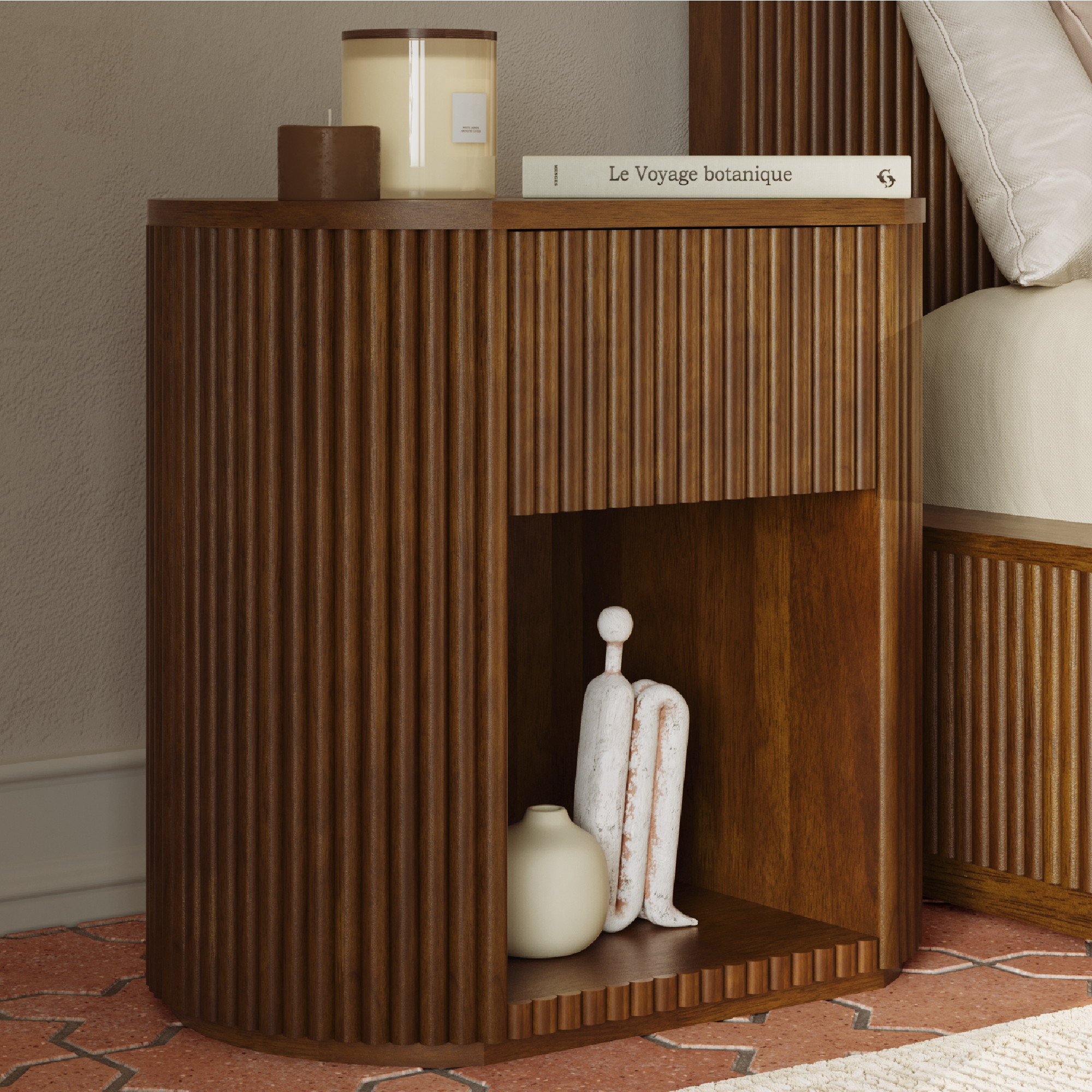 Windsor Fluted Nightstand