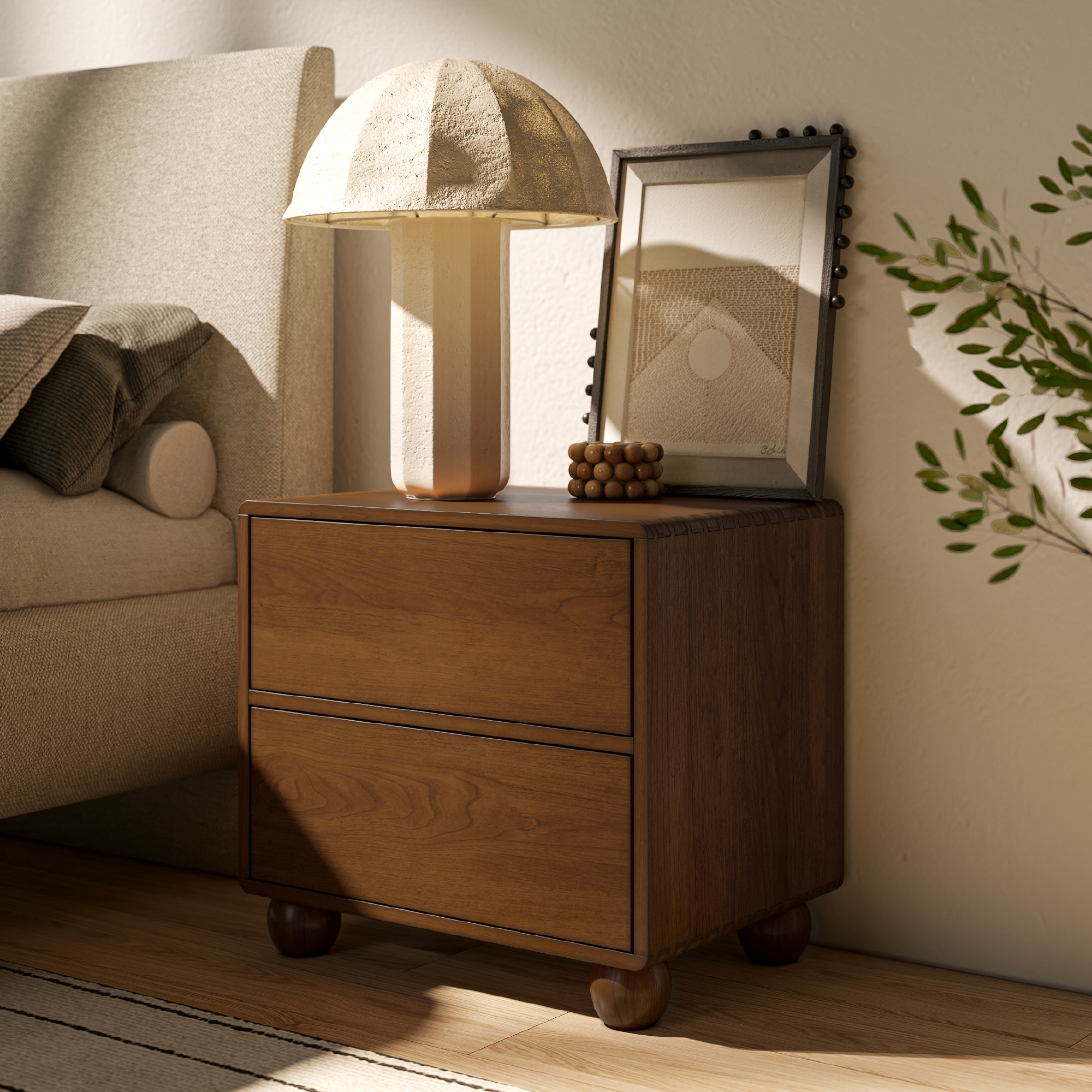 Roe Ball Feet Nightstand