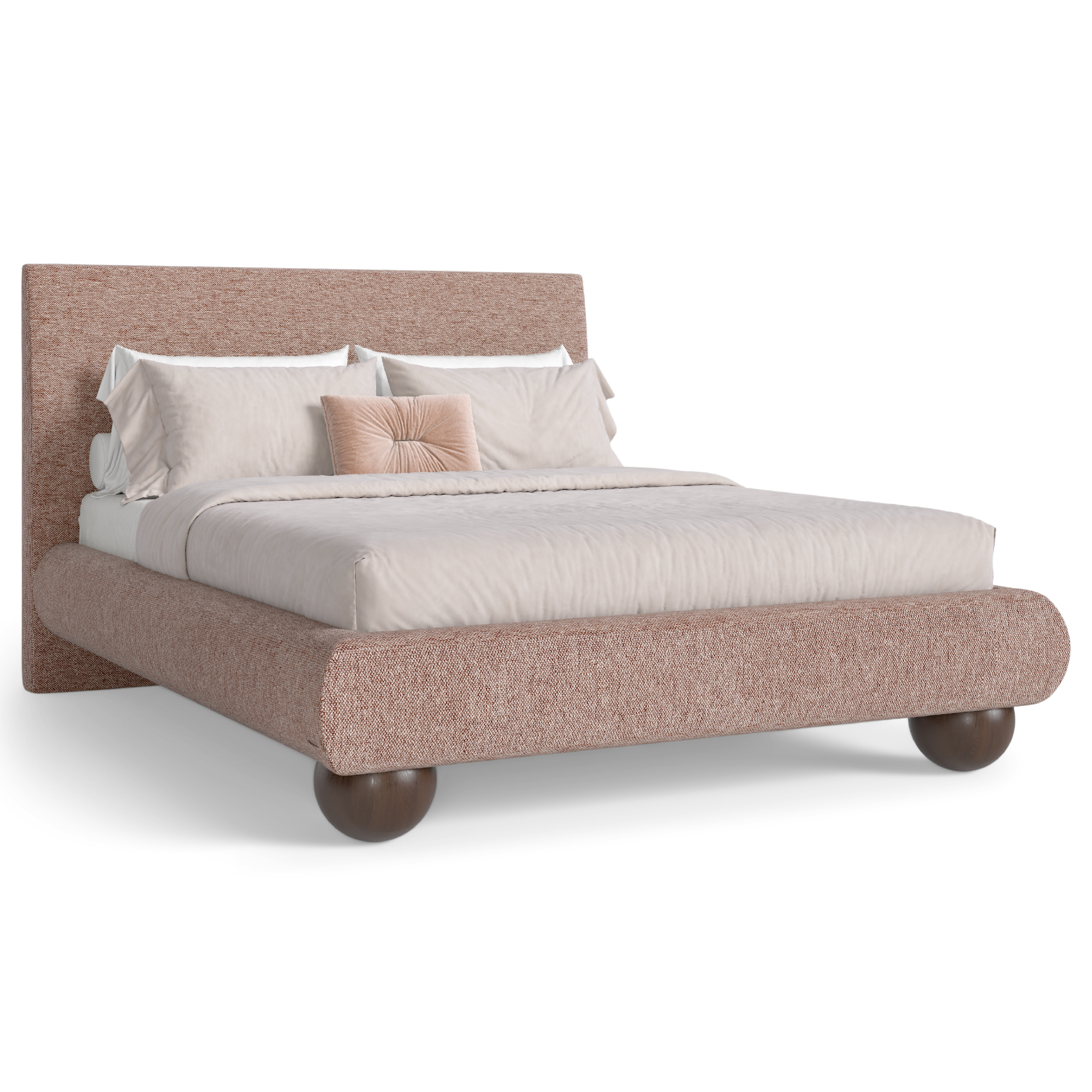 Roe Ball Leg Platform Bed