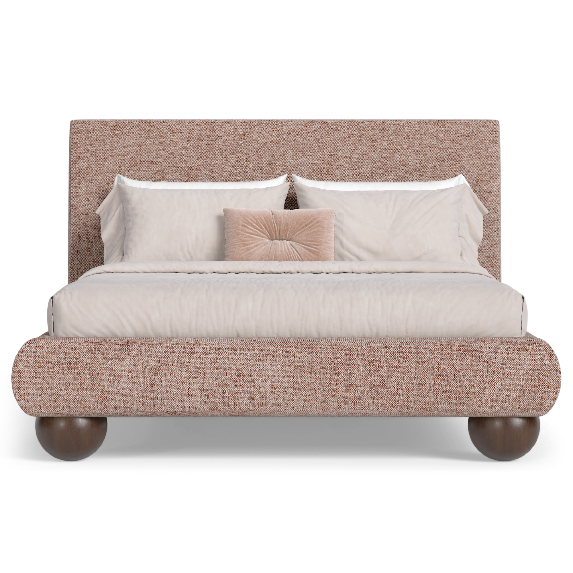 Roe Ball Leg Platform Bed