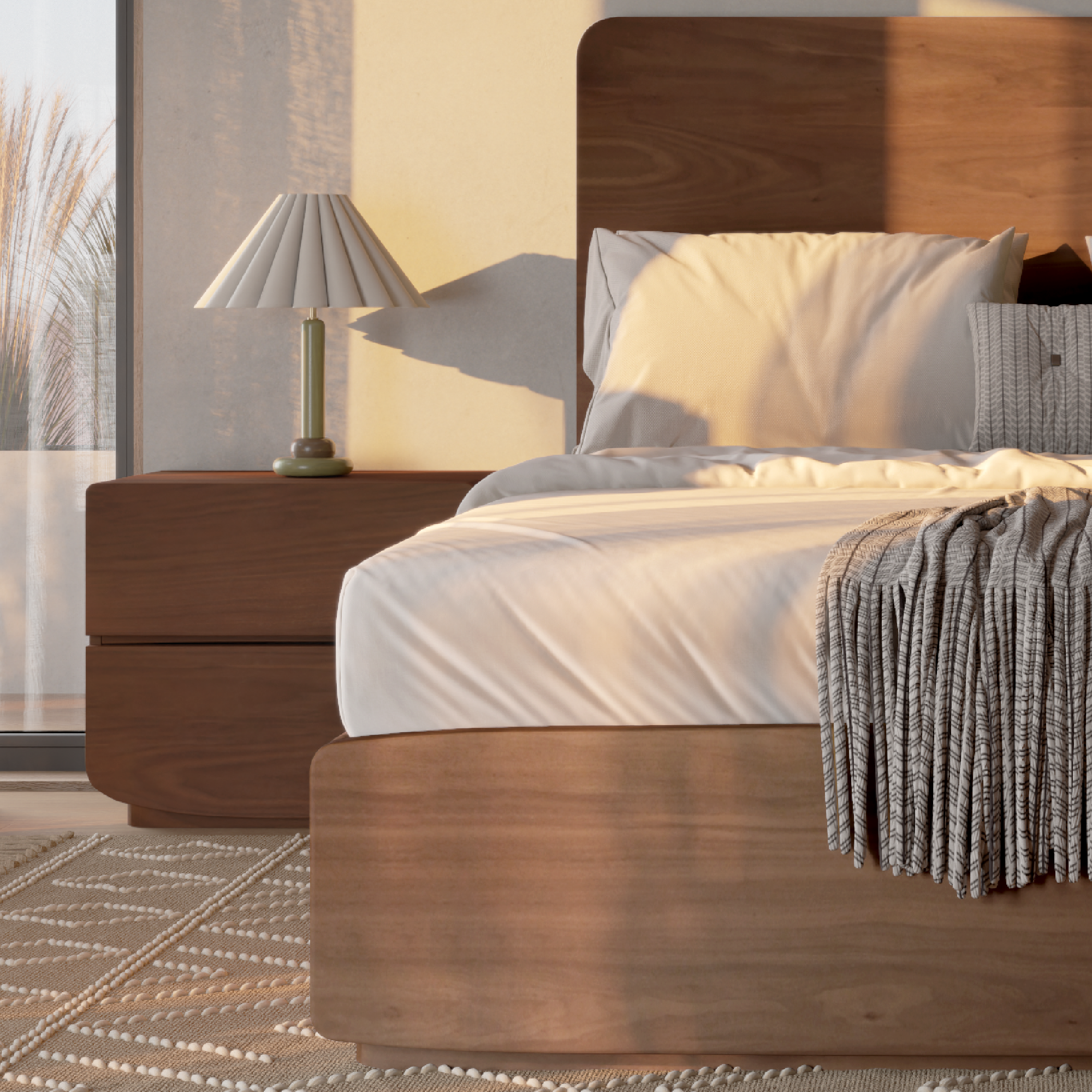 Brooks Solid Wood Nightstand