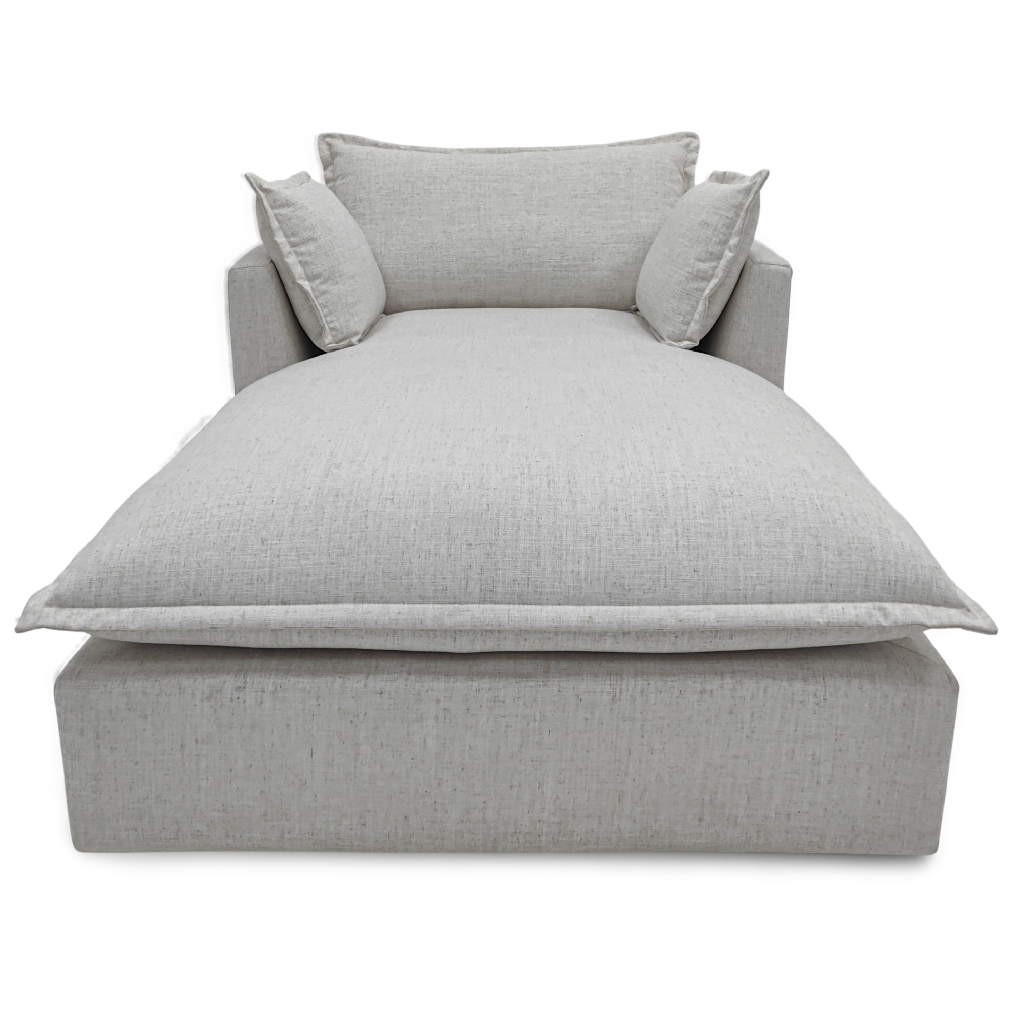 The Delano Flange Edge Chaise Lounge