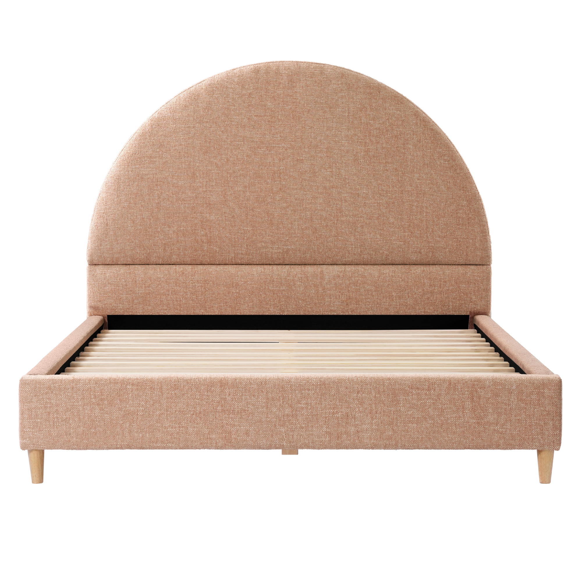 Boucle Arch Bed