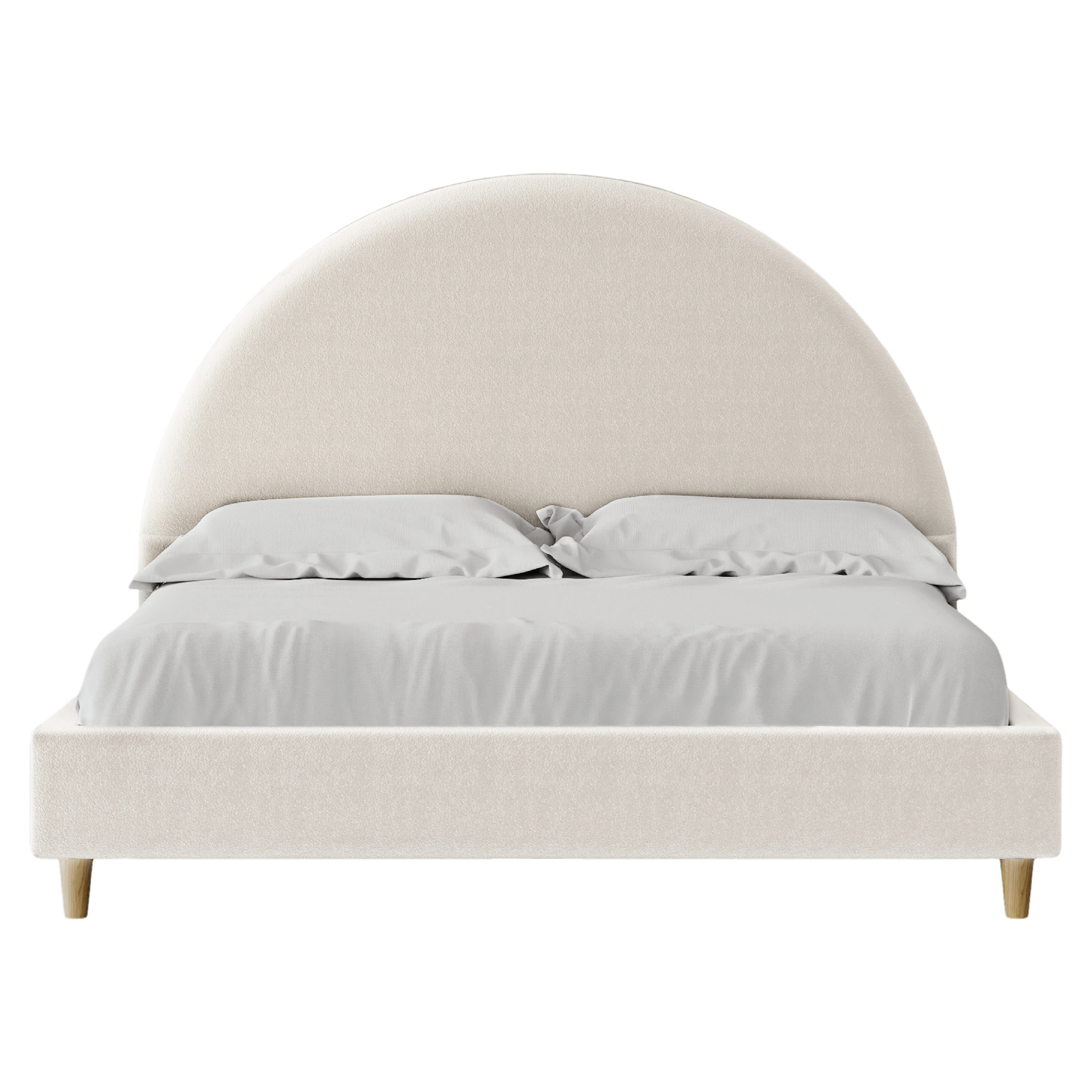 Boucle Arch Bed