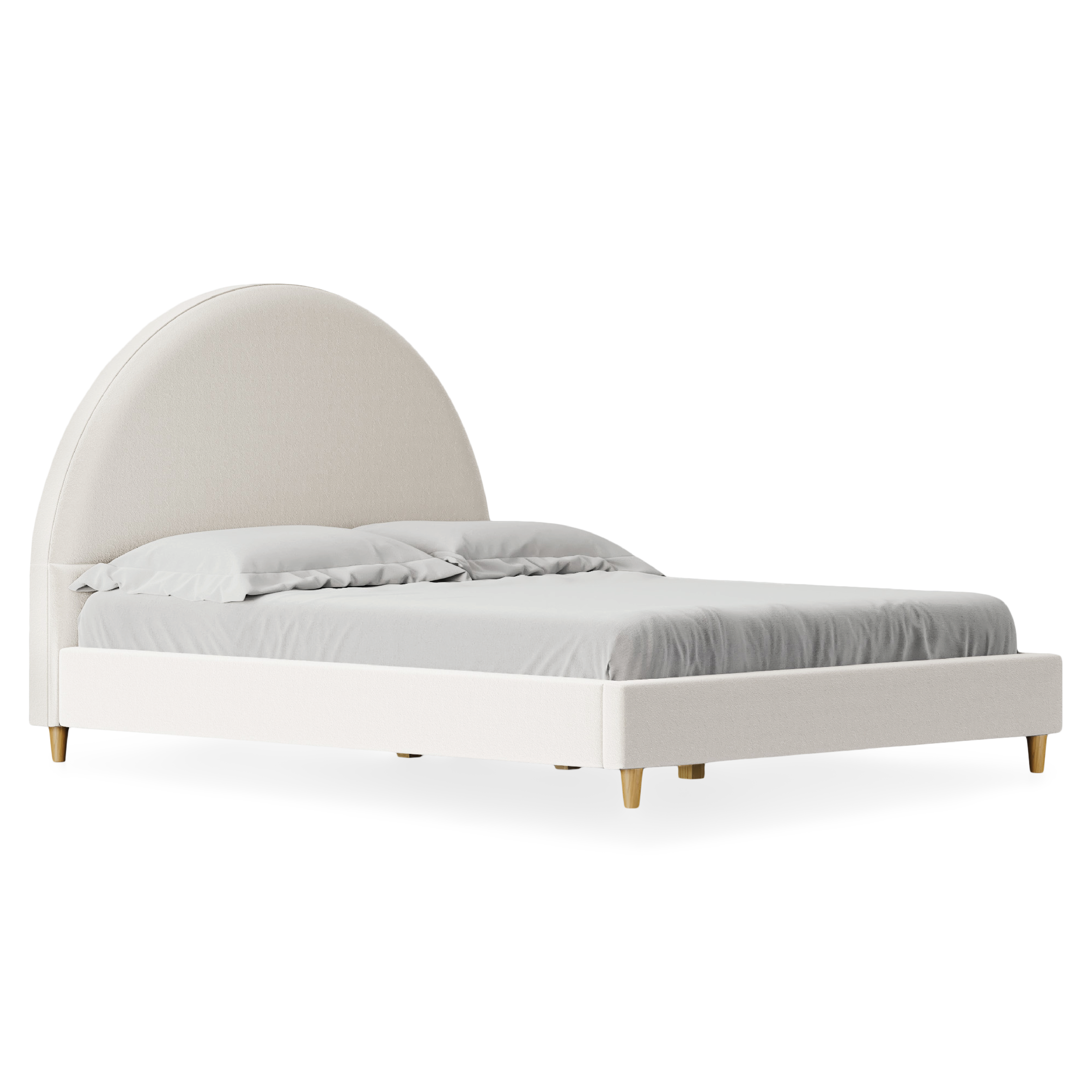 Boucle Arch Bed