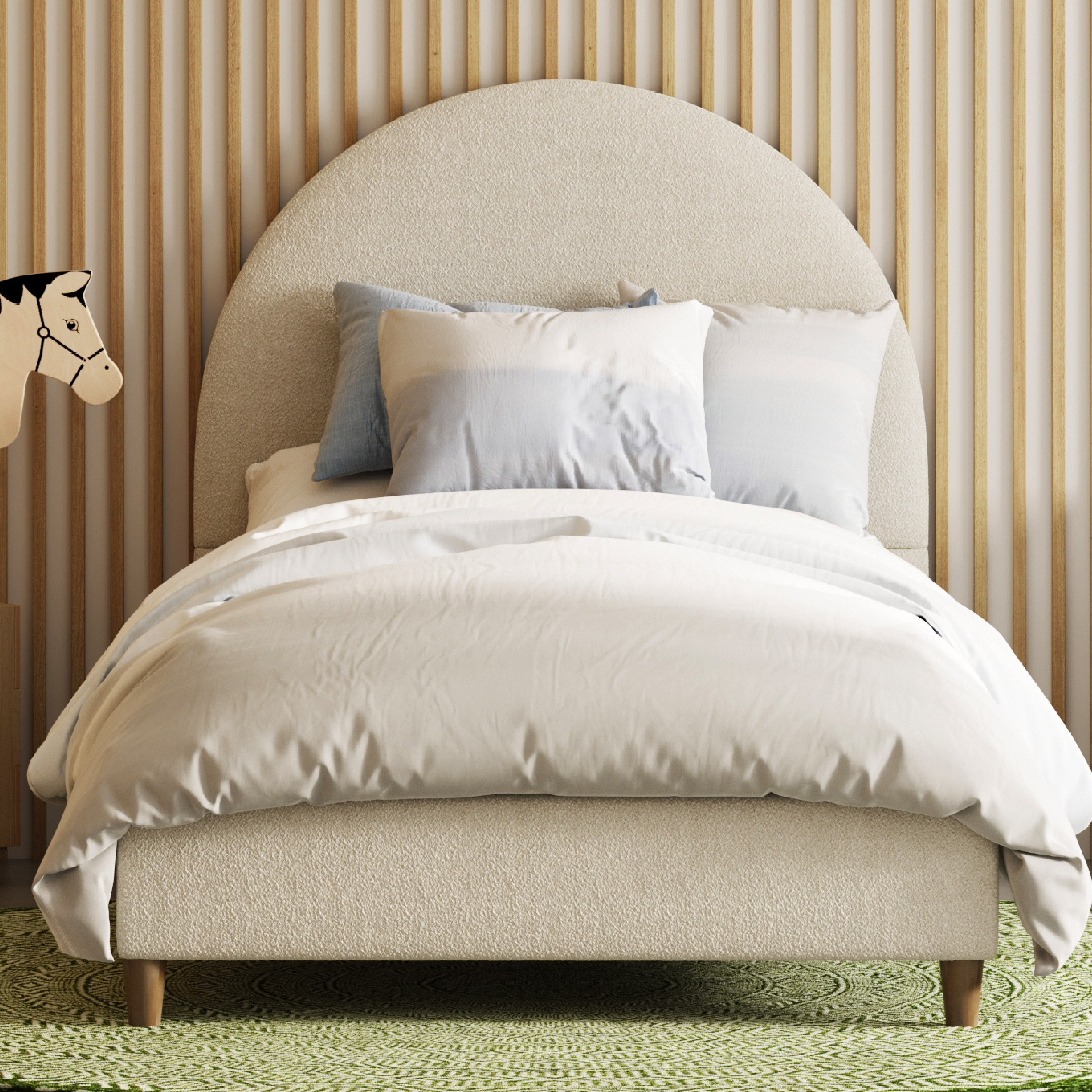 Stella Boucle Arch Bed