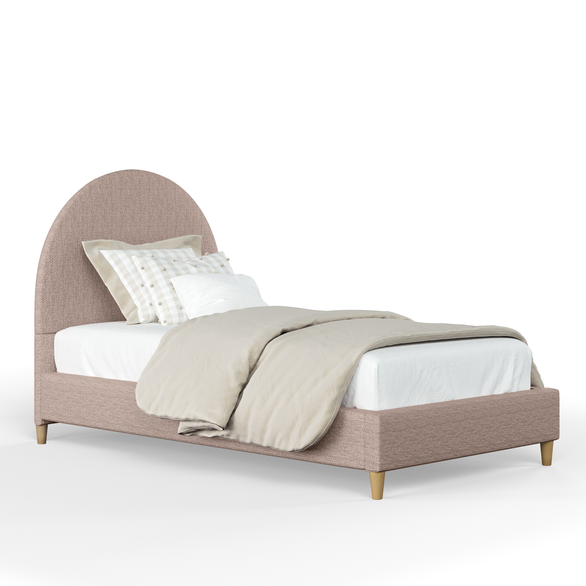 Stella Boucle Arch Bed