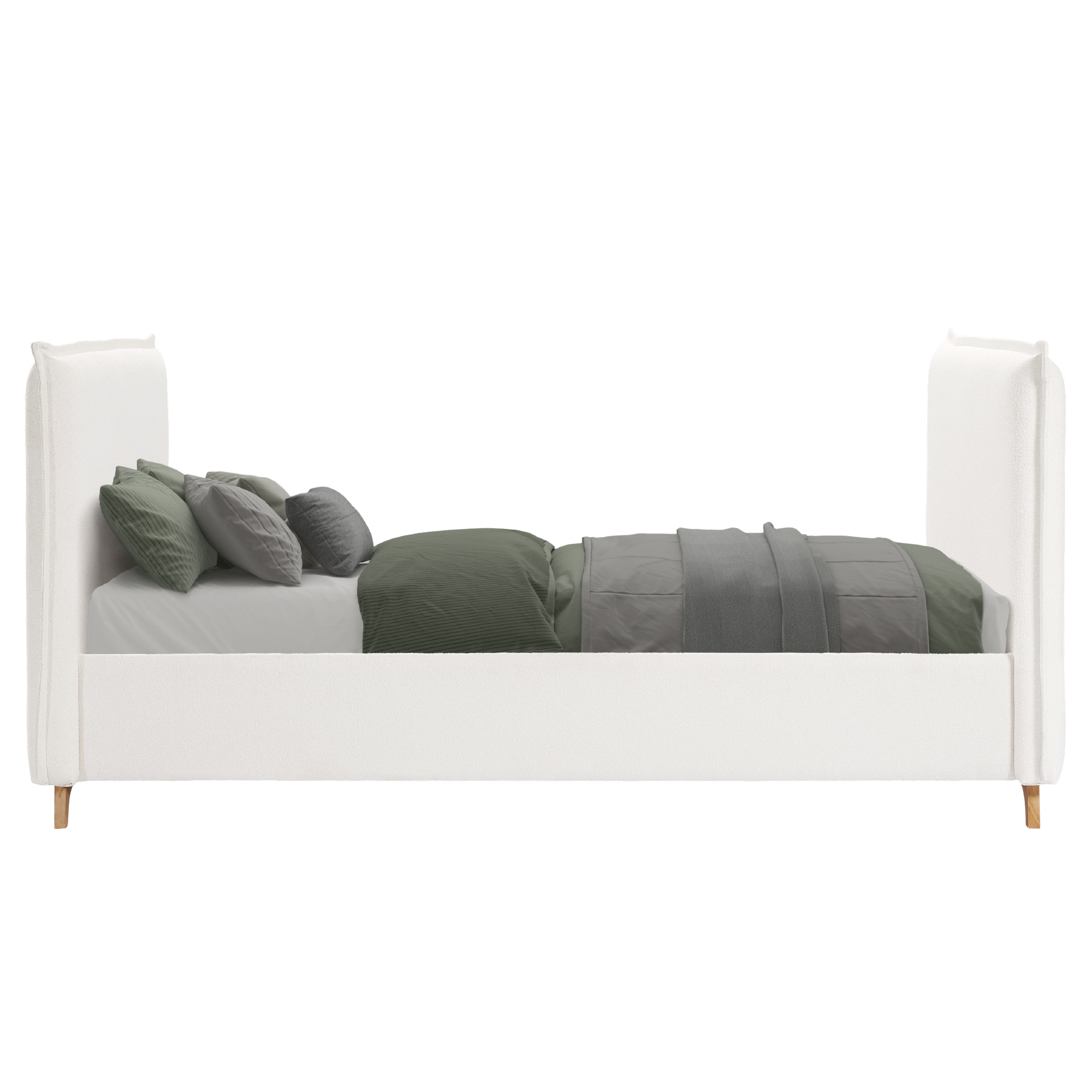 Lottie Boucle Flange Edge Bed