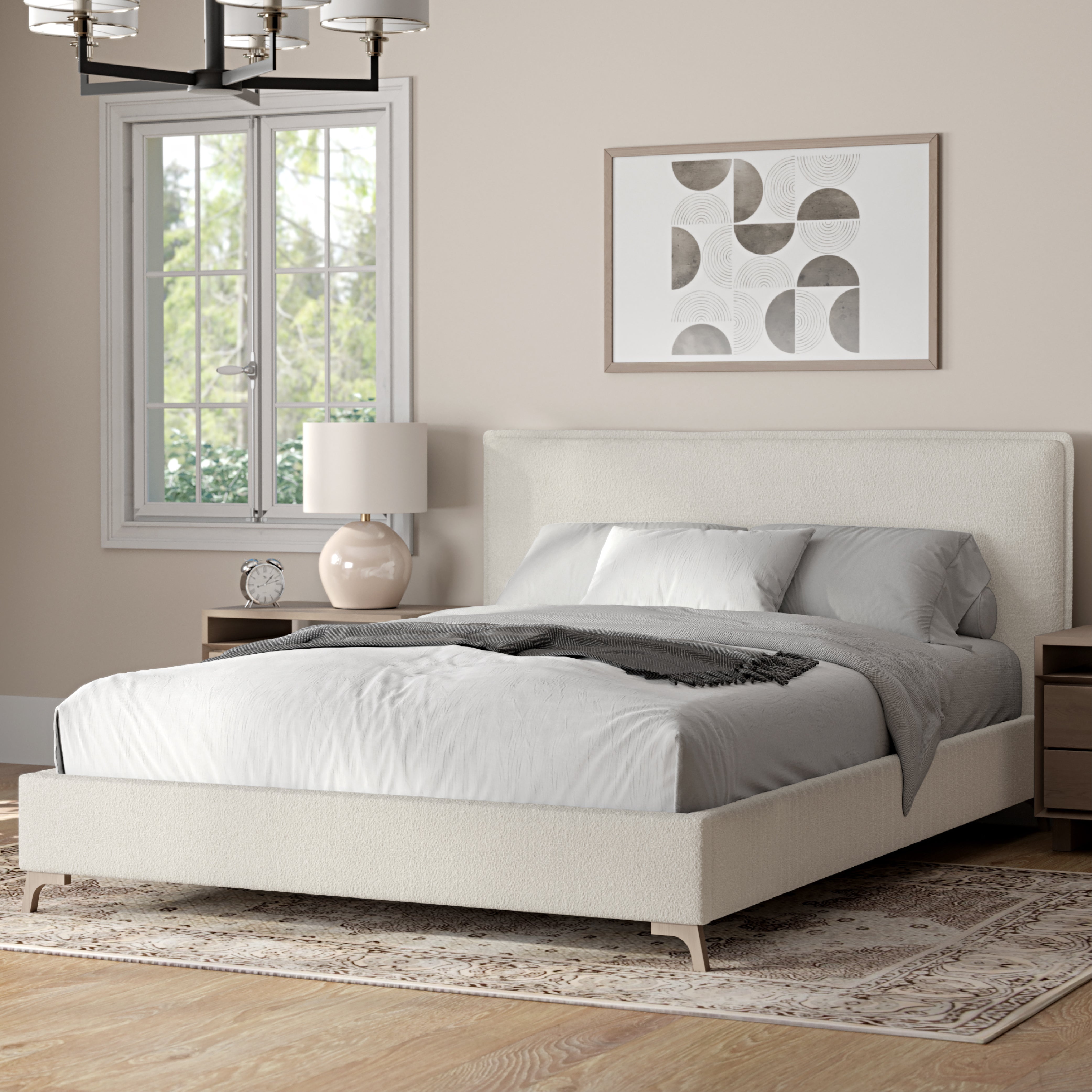 Lottie Boucle Flange Edge Bed