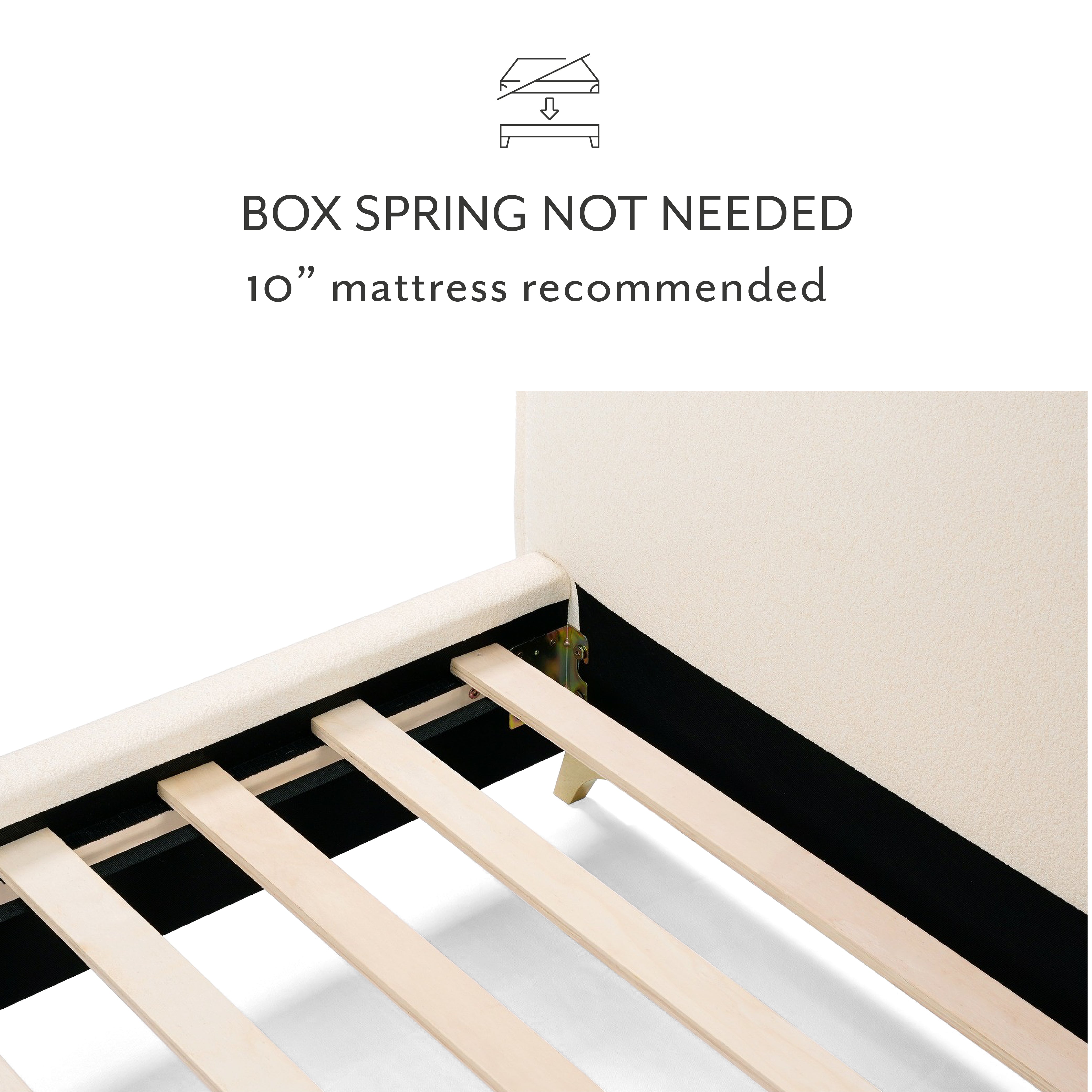 Lottie Boucle Flange Edge Bed