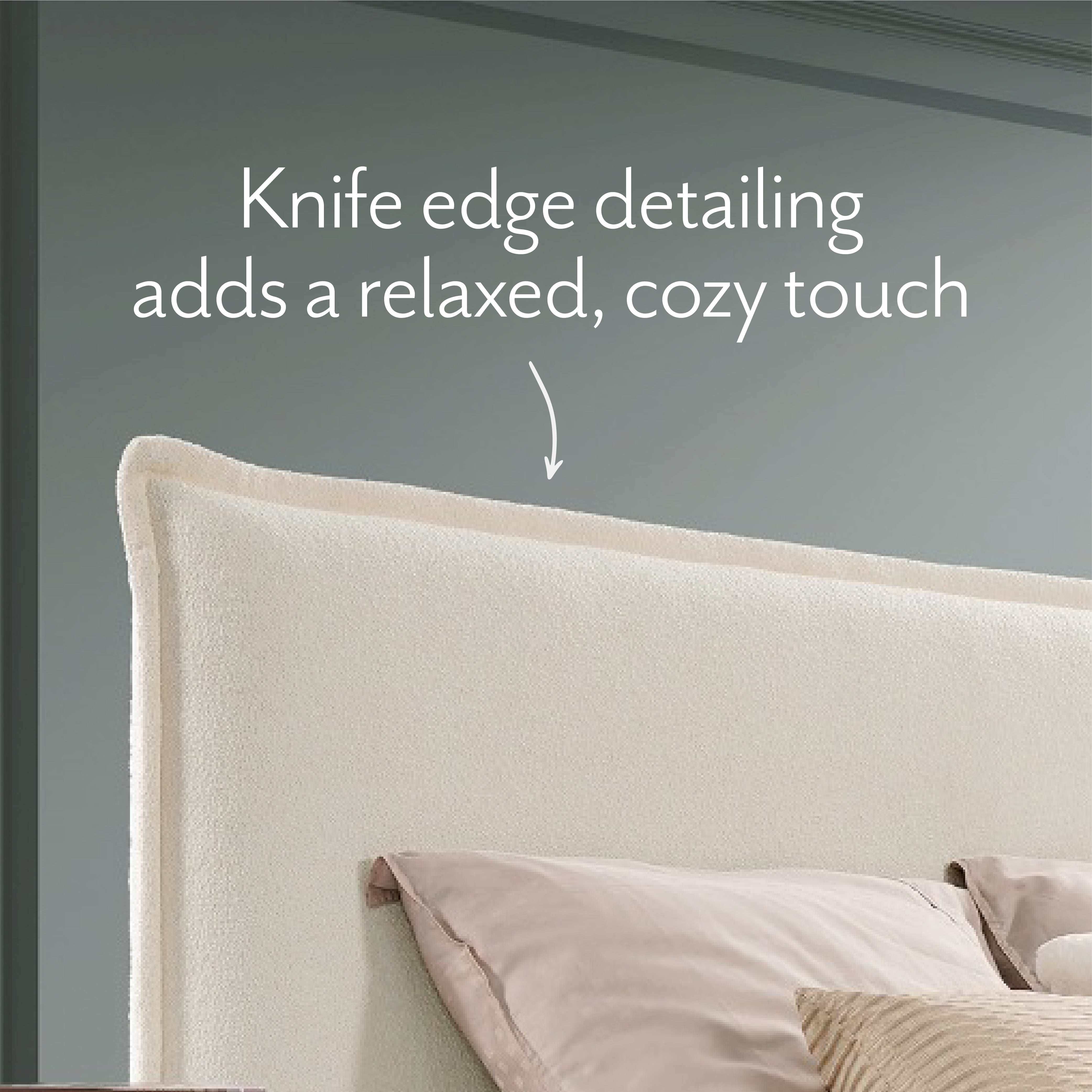 Lottie Boucle Flange Edge Bed