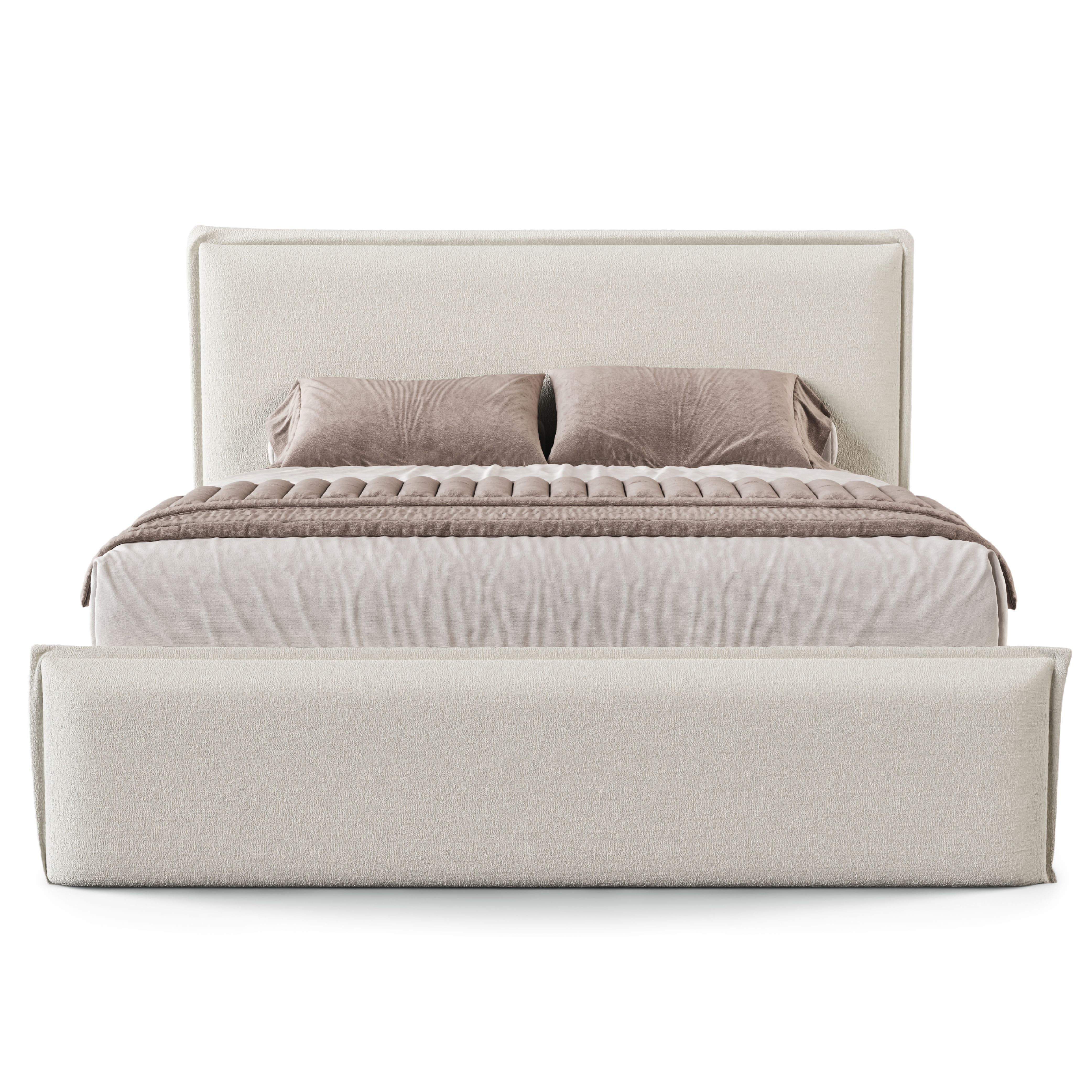 Lottie Boucle Flange Edge Bed