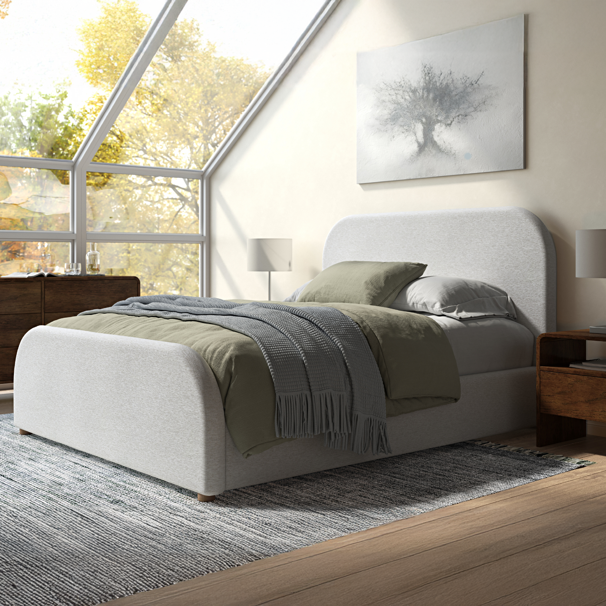 Pebble Queen Bed
