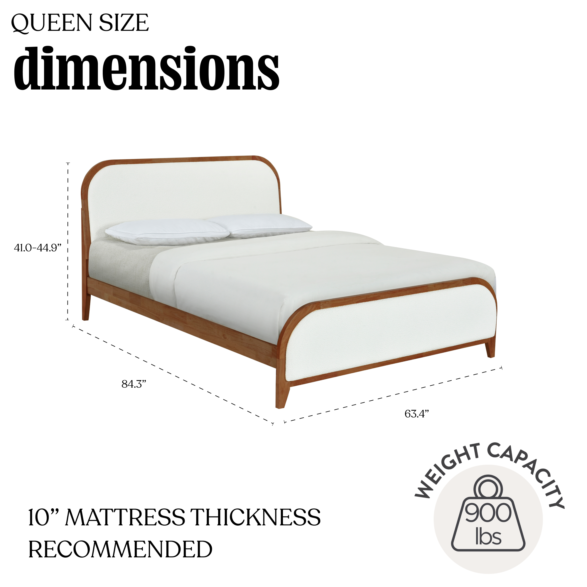 Adeline Boucle Bed