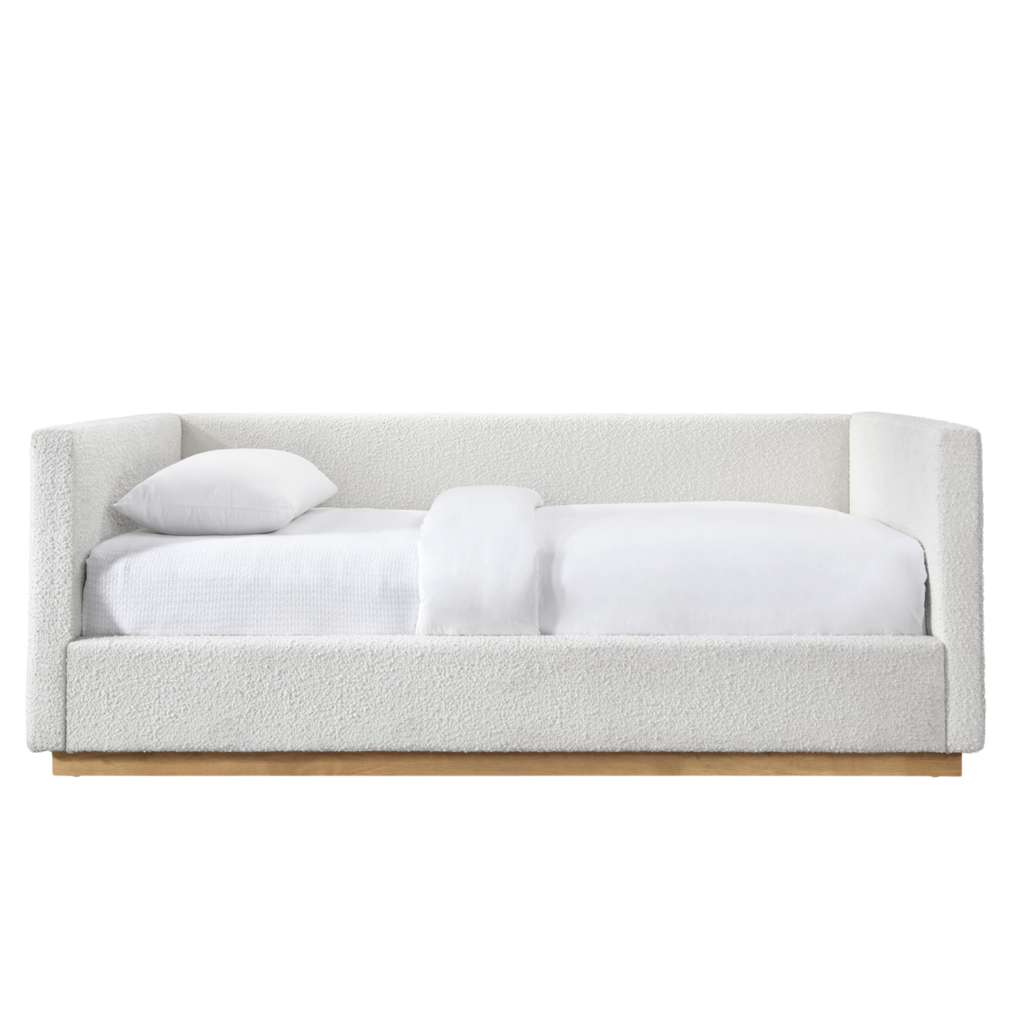 Porter Floating Boucle Twin Daybed – Chic & Versatile | DG Casa