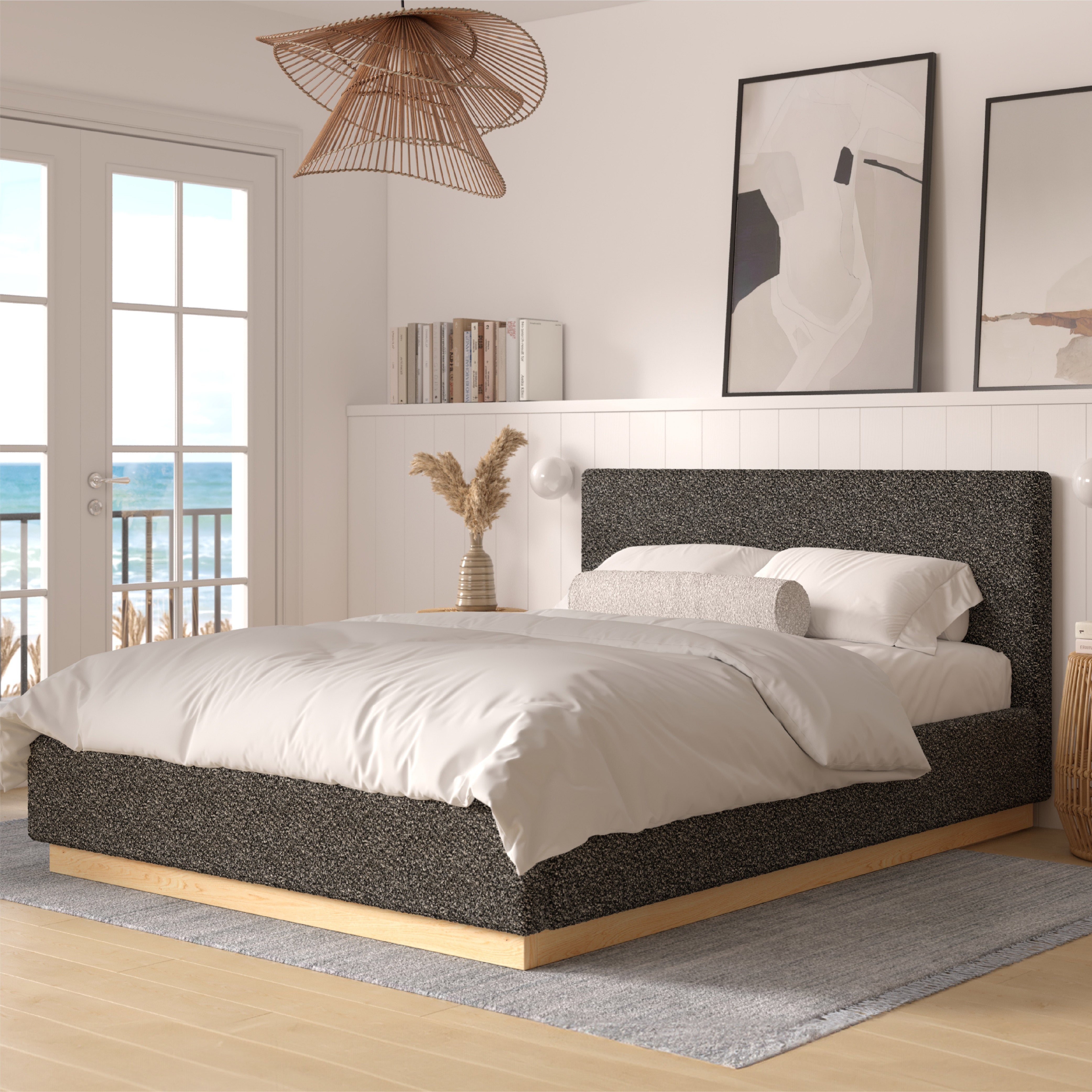 Porter Floating Boucle Bed