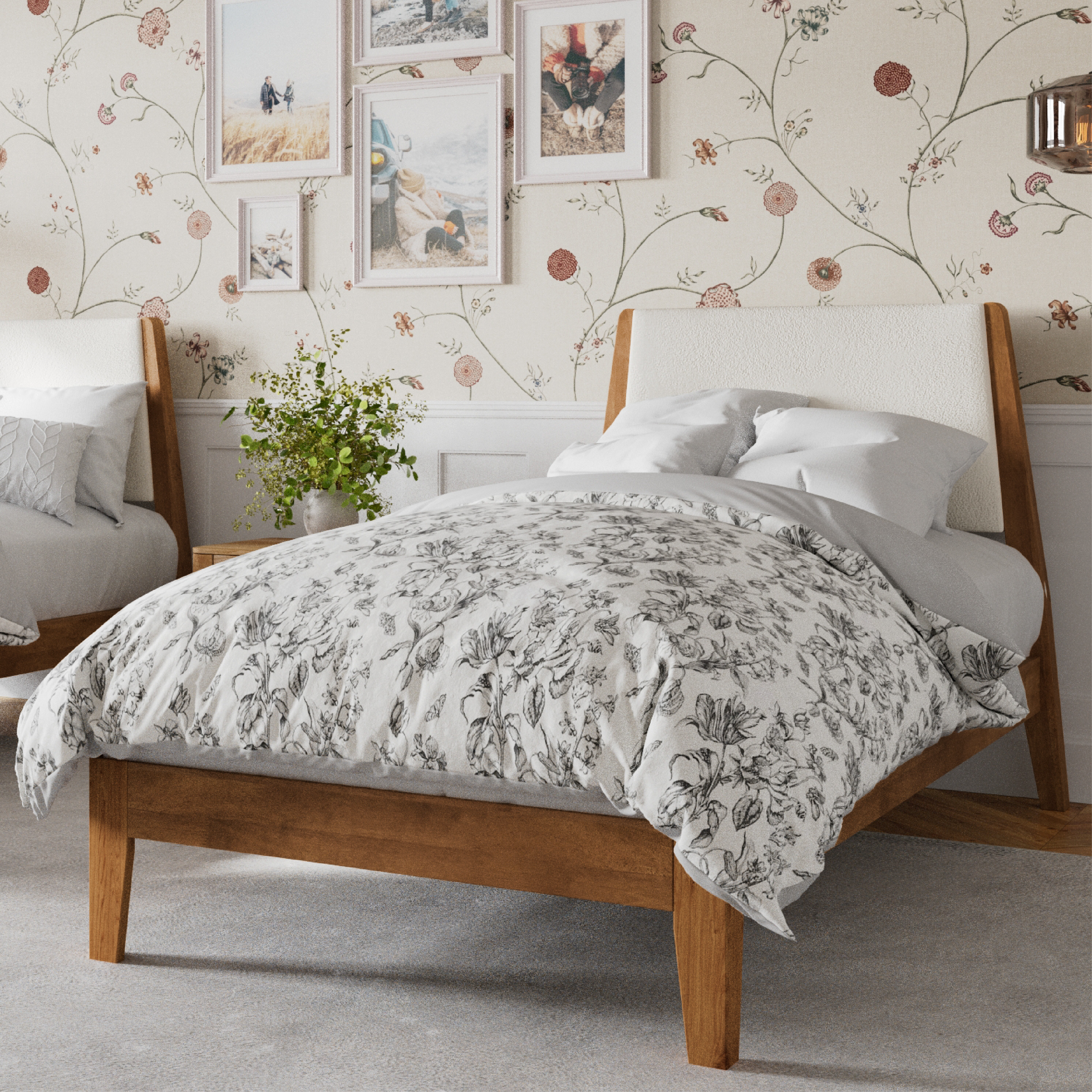 Vandermark Beige Bed