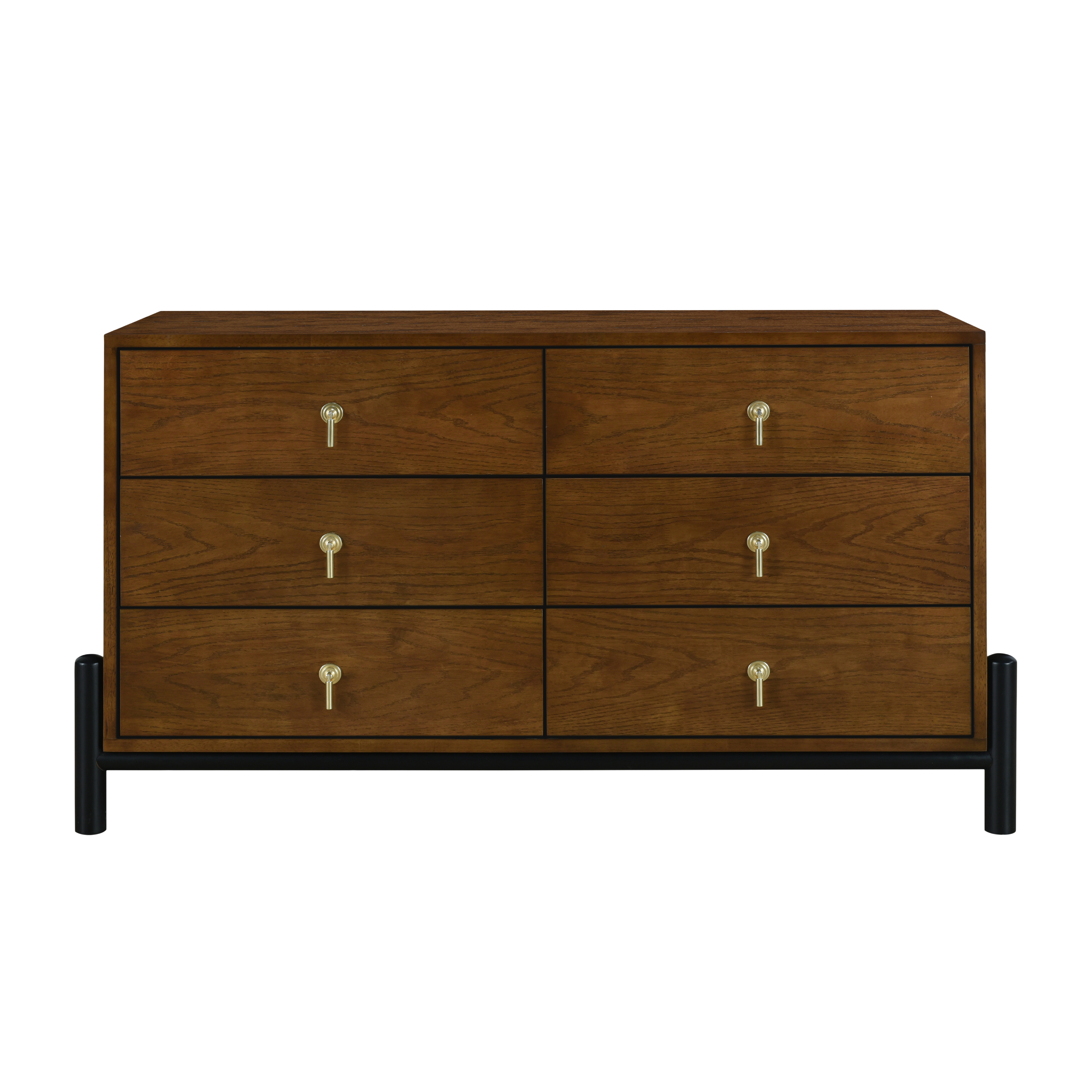 Luna 6-Drawer Solid Wood Dresser