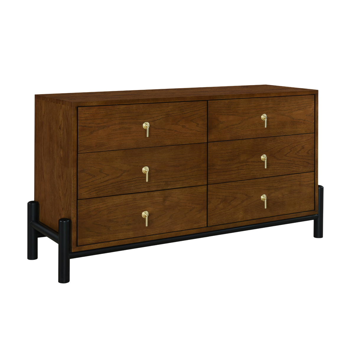 Luna 6-Drawer Solid Wood Dresser