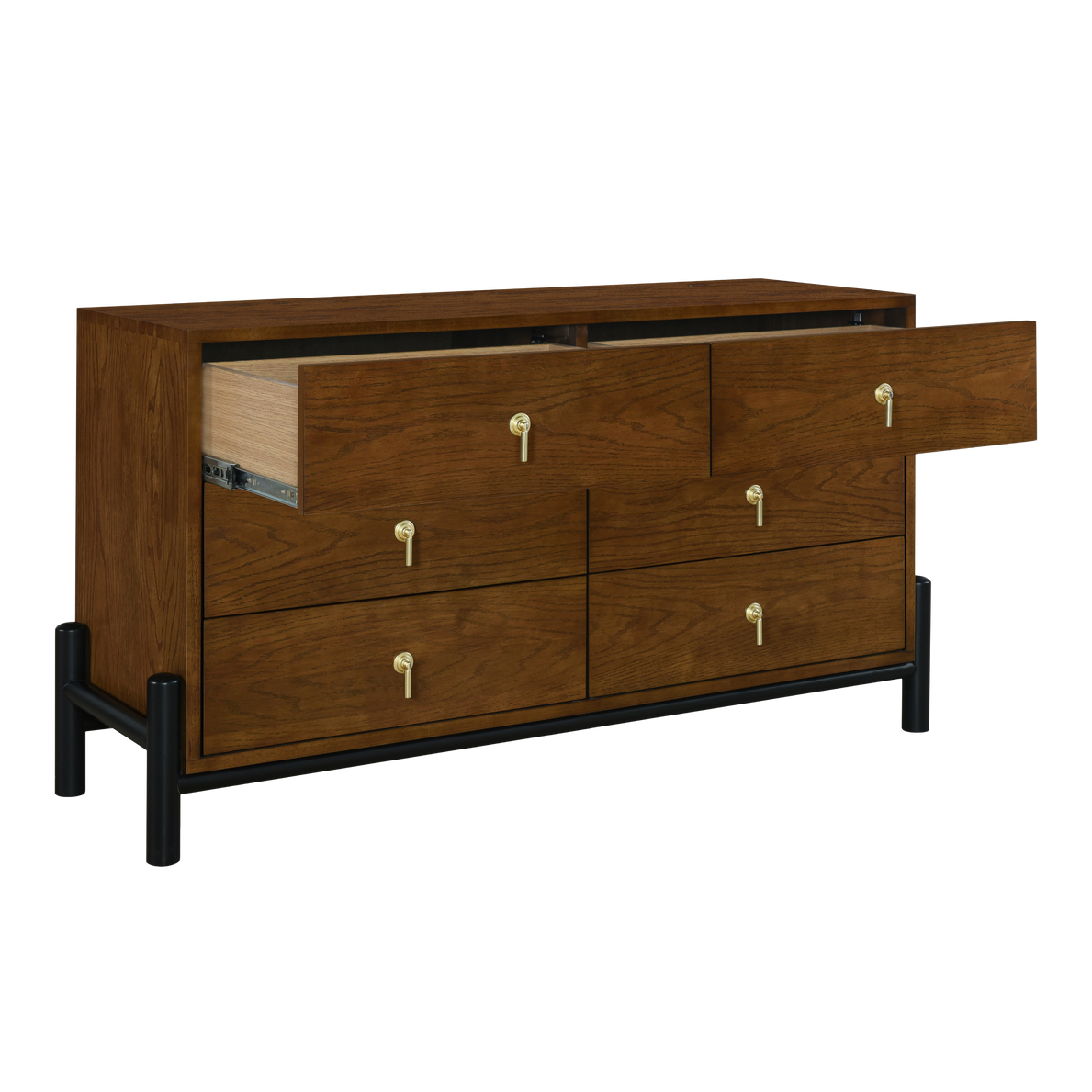 Luna 6-Drawer Solid Wood Dresser