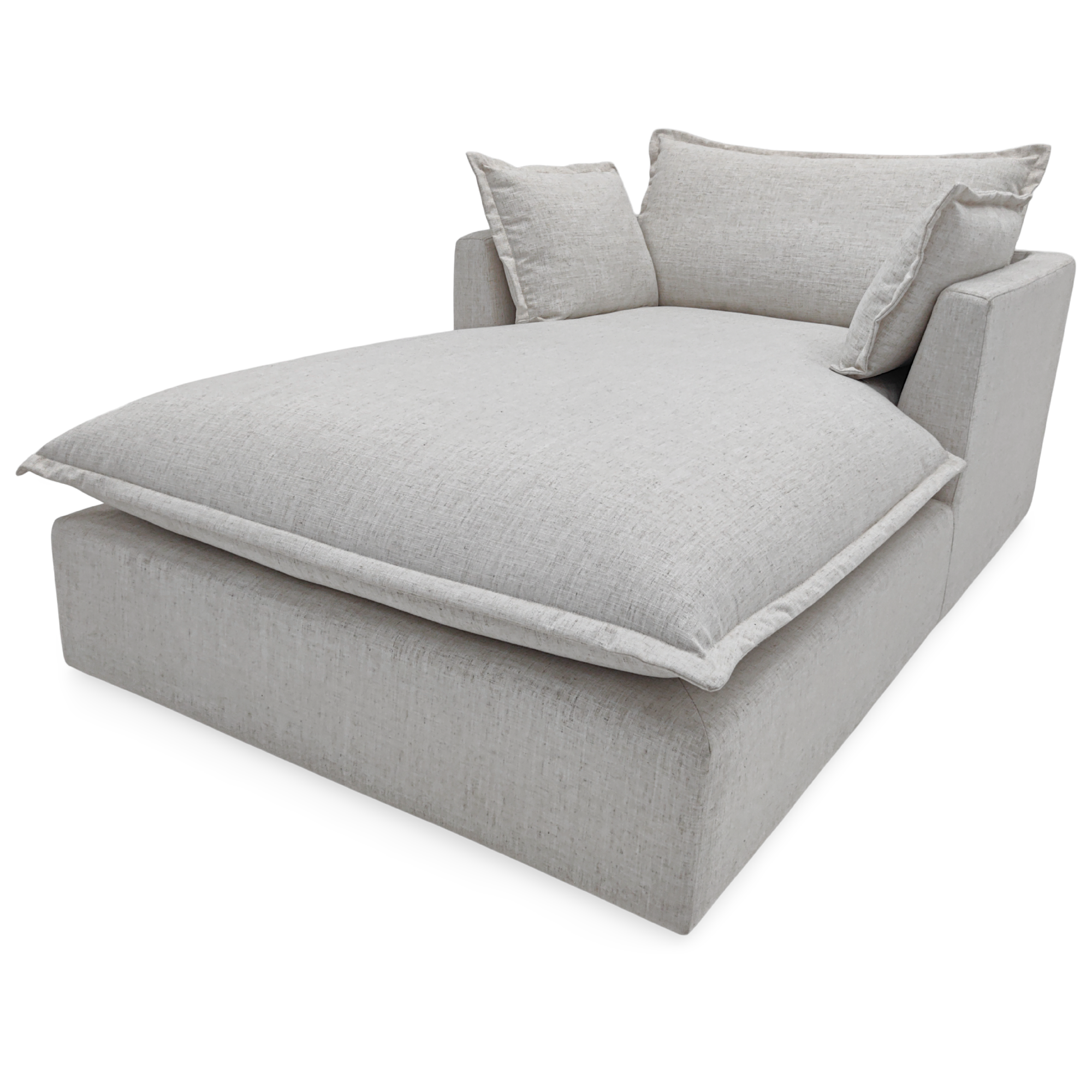 The Delano Flange Edge Chaise Lounge