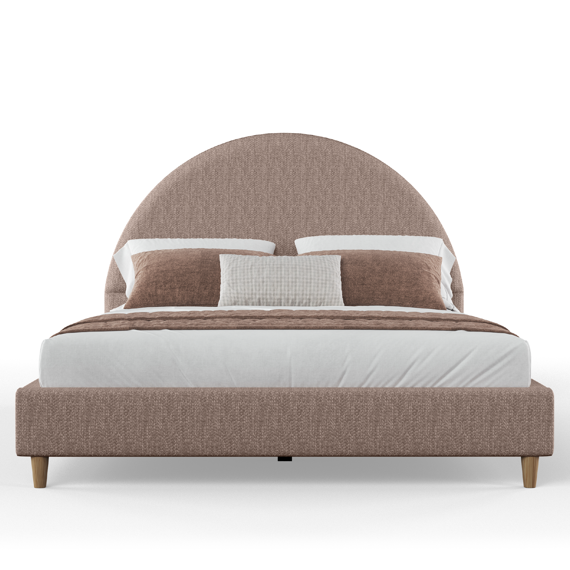 Boucle Arch Bed