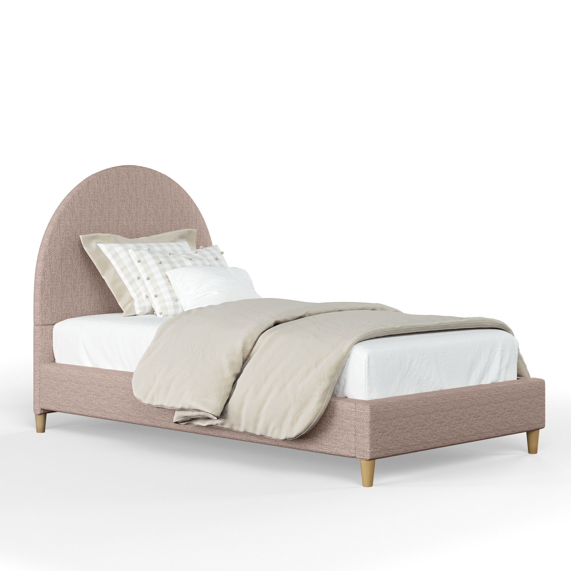 Boucle Arch Bed