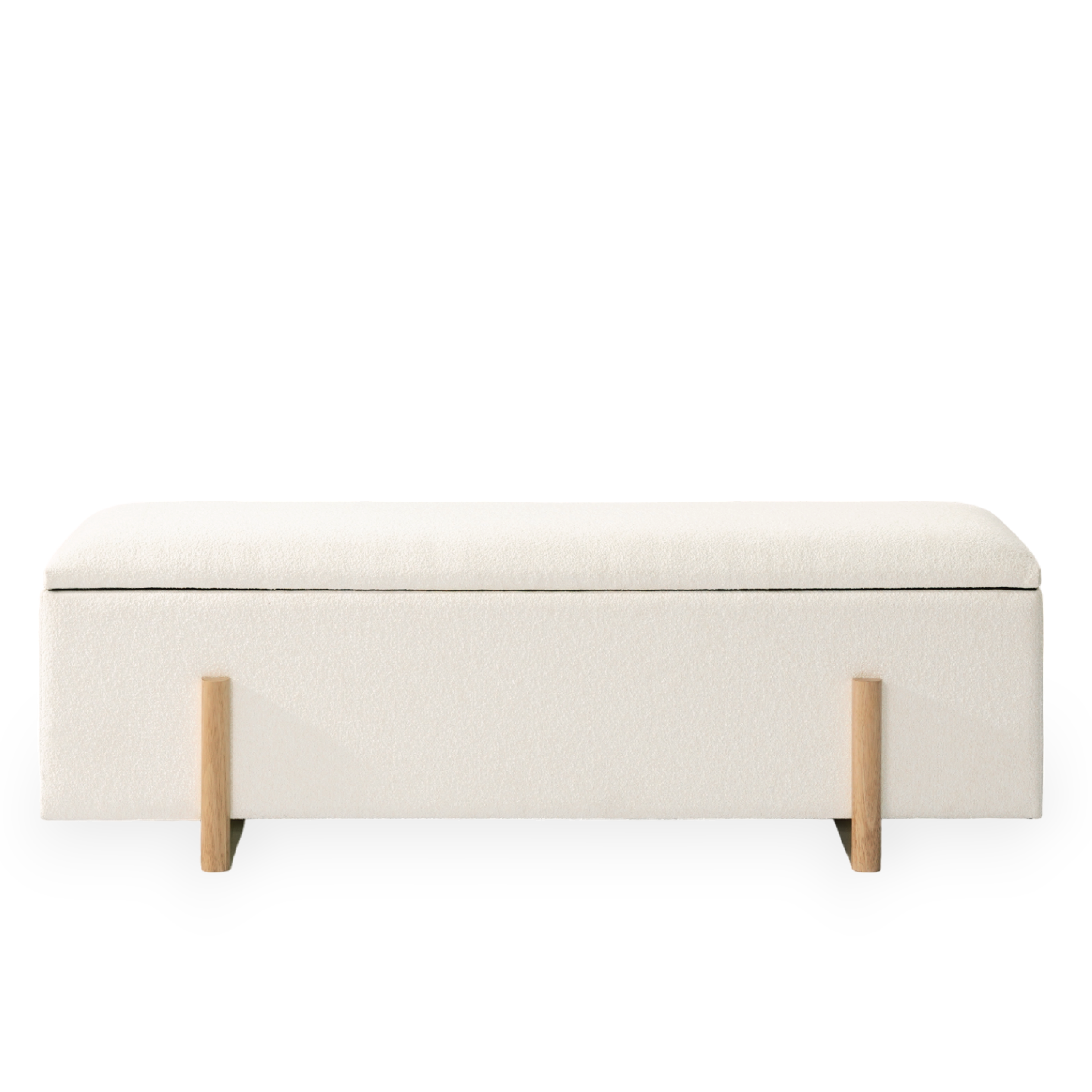 Quasi Naturale Set 3 Scatole/Panca In Legno Bianco Lavato Con Sfumatura Blu – Contenitori Multiuso E Sedute