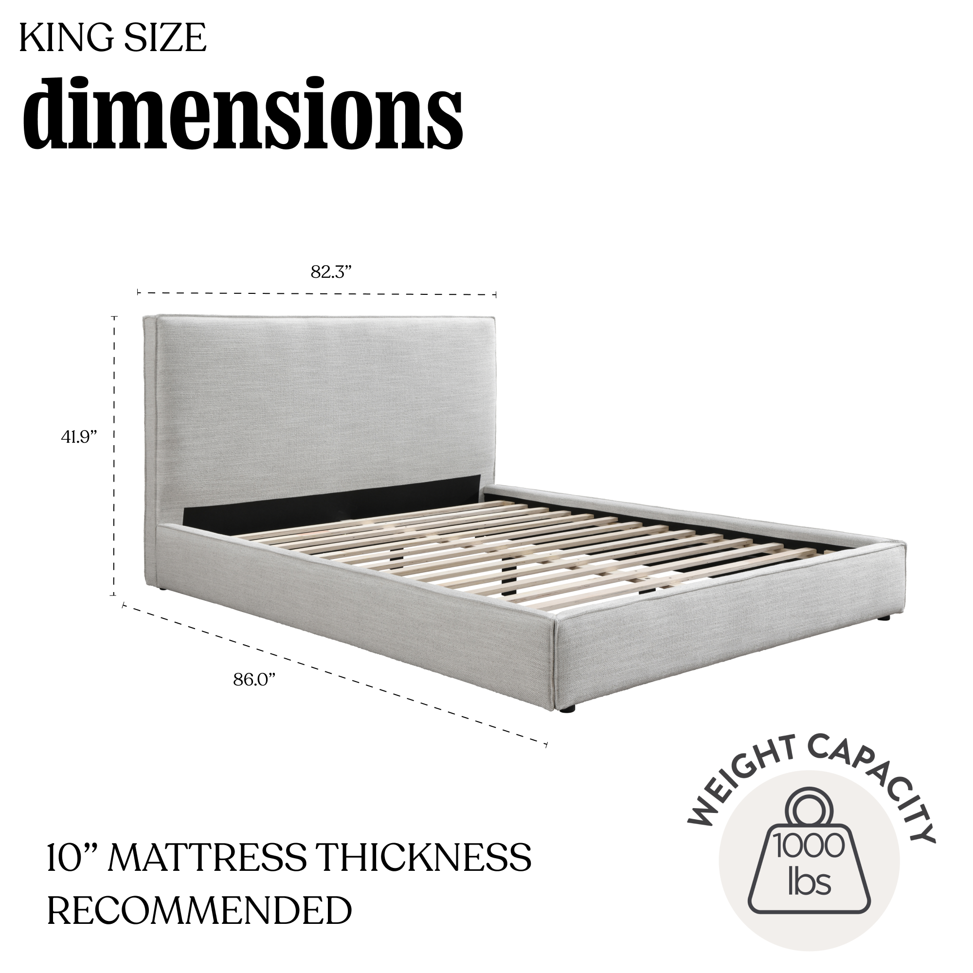 Marky Flange Edge Bed
