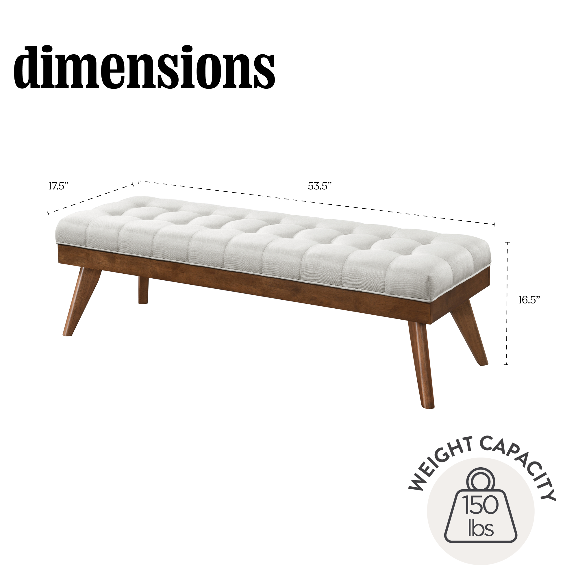 Soloman Bench Beige