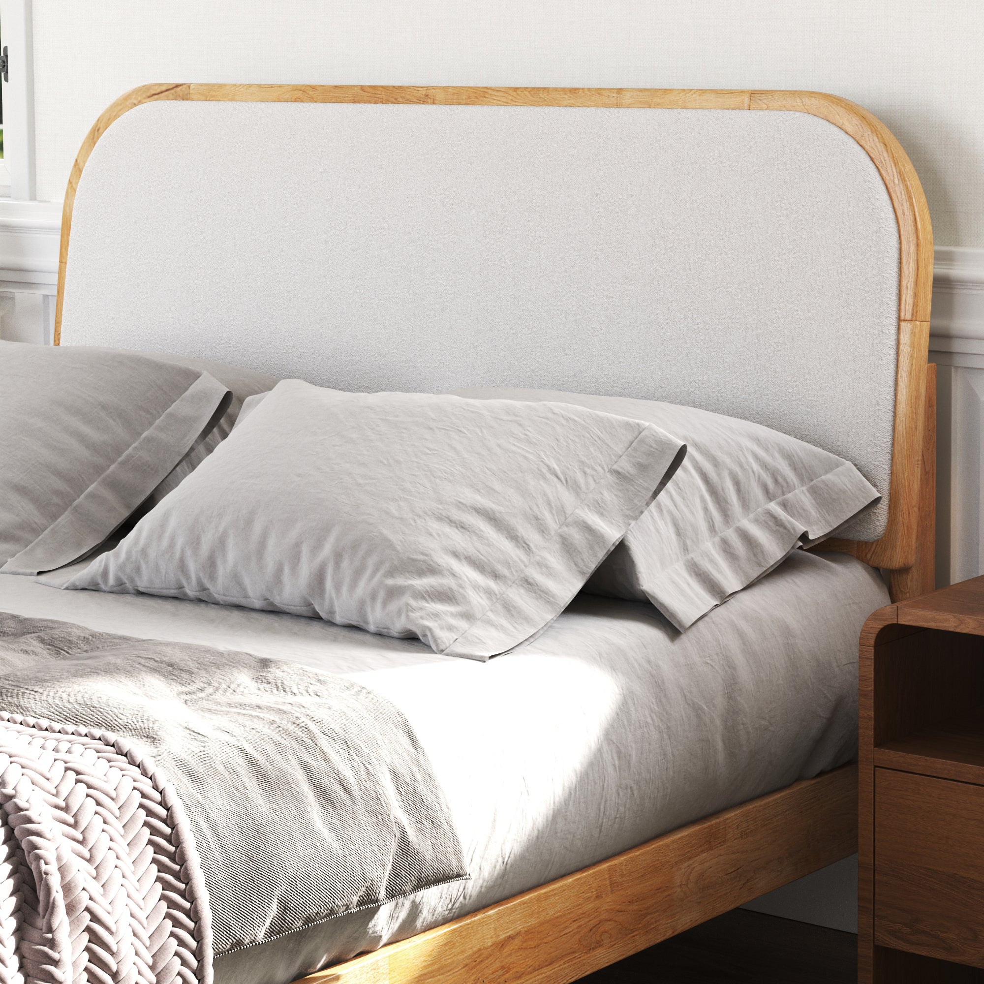 Adeline Boucle Bed