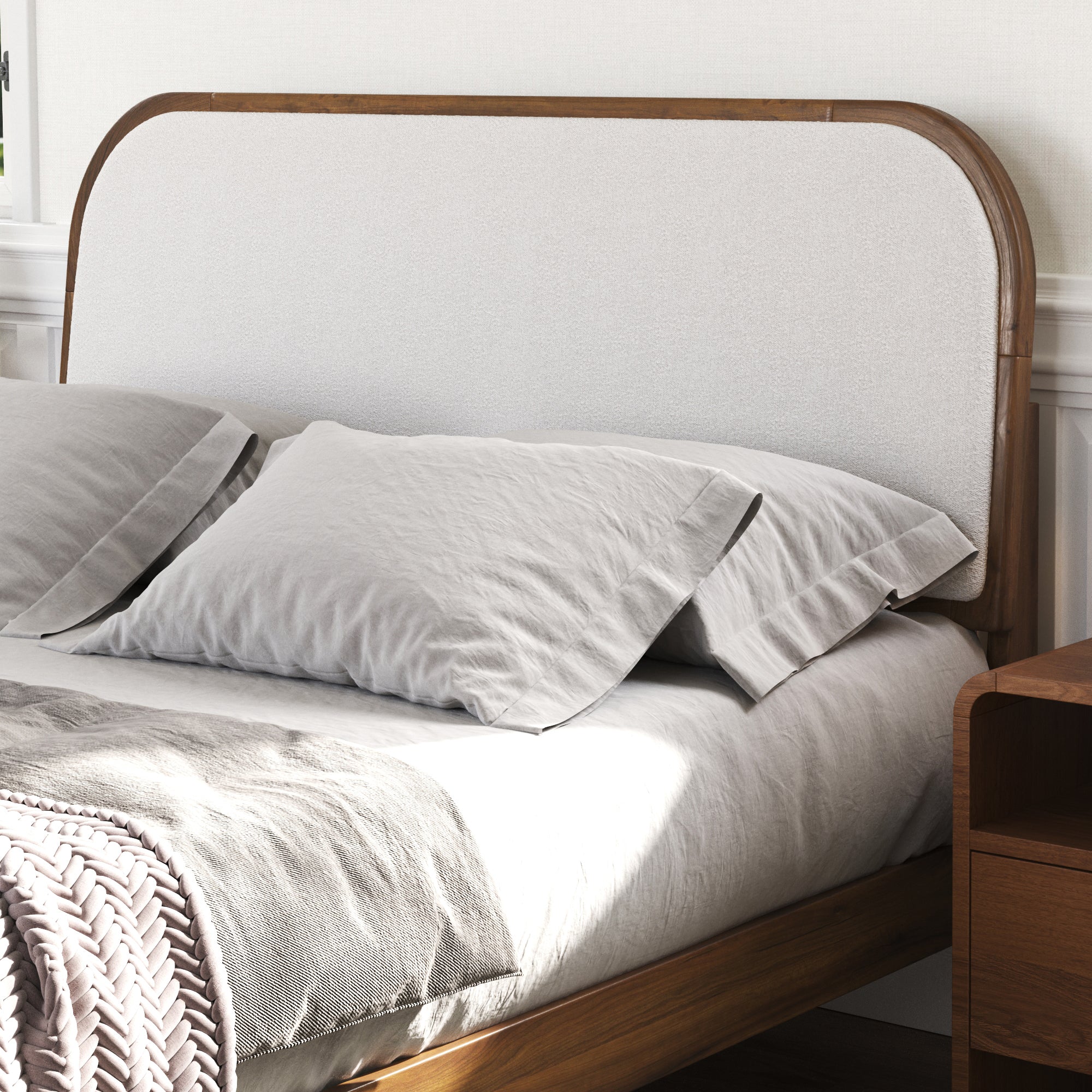 Adeline Boucle Bed