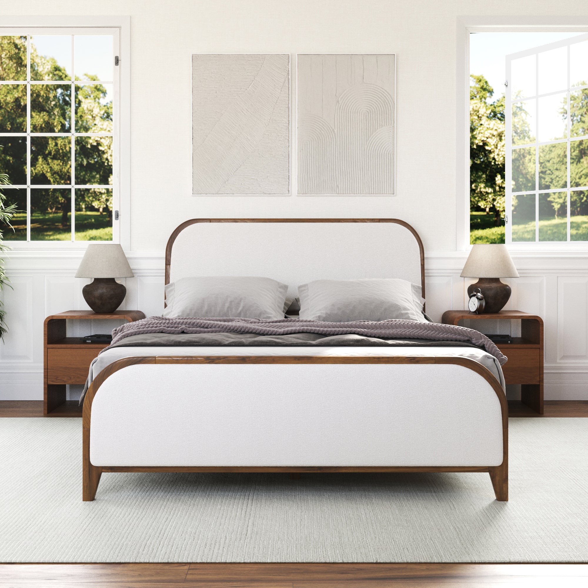 Adeline Boucle Bed