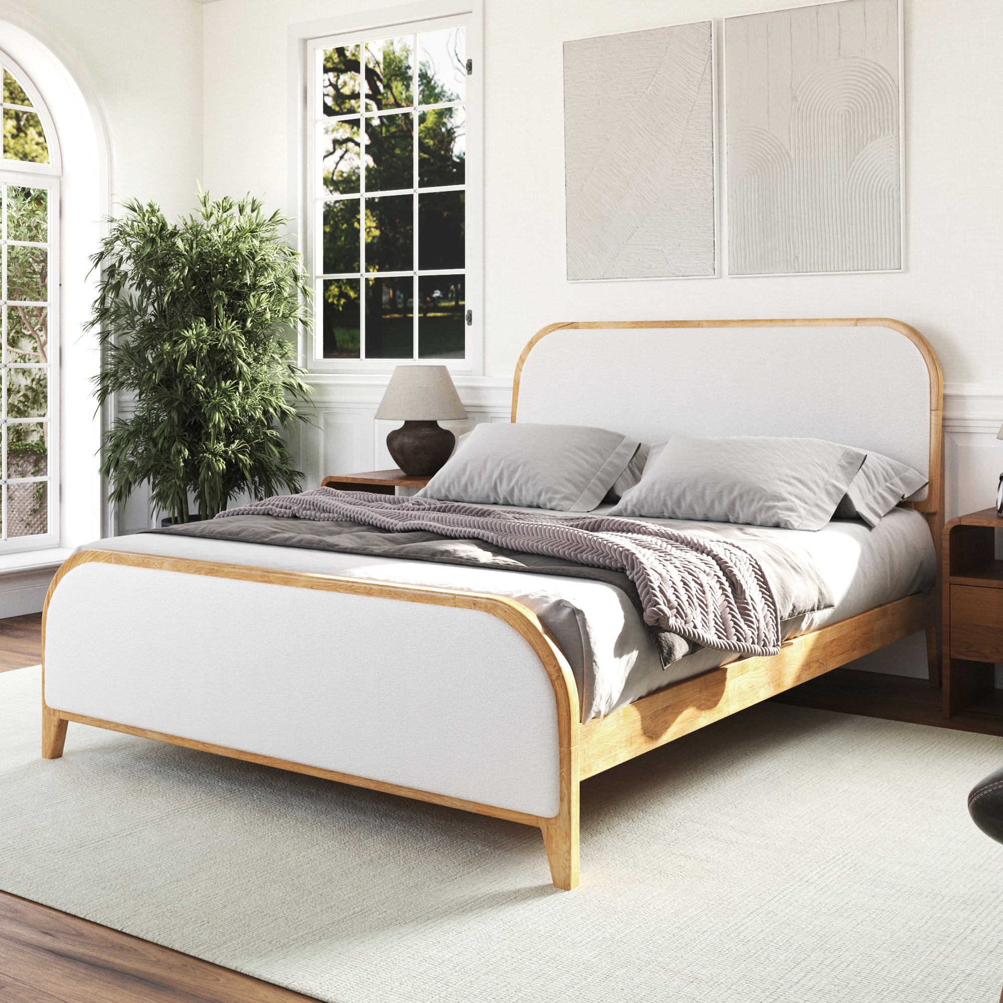 Adeline Boucle Bed