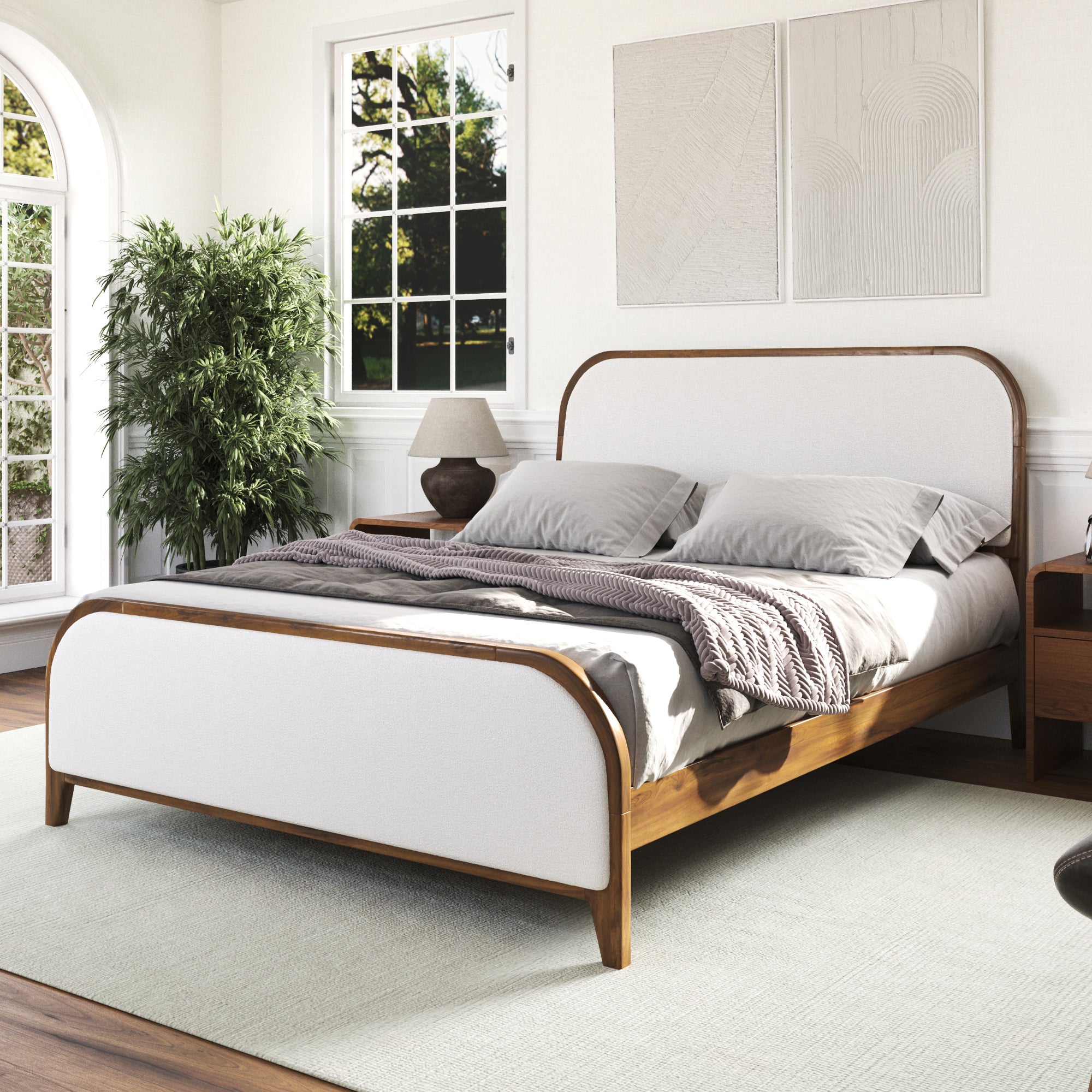 Adeline Boucle Bed